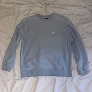 Stussy light blue crewneck sz M